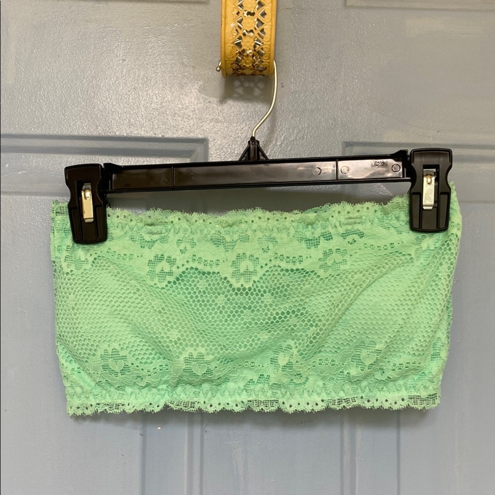 Mint Green Lace Padded Bandeau